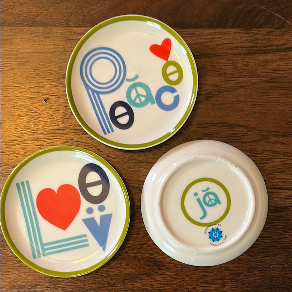 Jonathan Adler Colorful Graphic Coaster Set